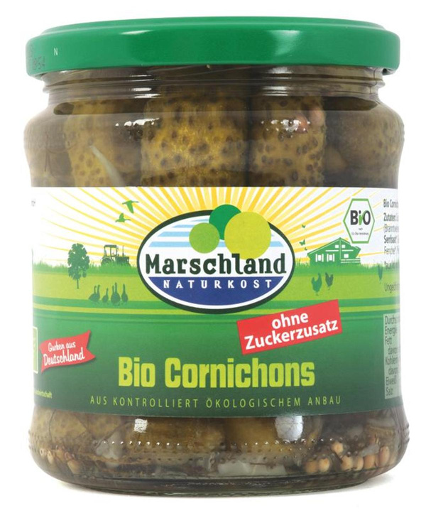 Produktfoto zu Cornichons ohne Zuckerzusatz