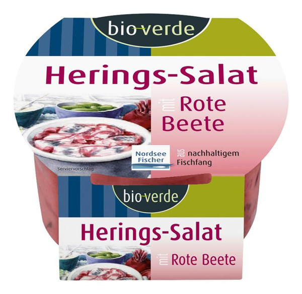 Produktfoto zu Herings-Salat mit roter Beete