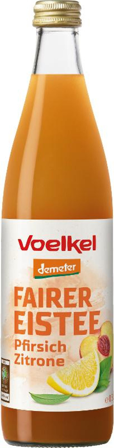 Produktfoto zu Eistee Pfirsich Zitrone 0,5L