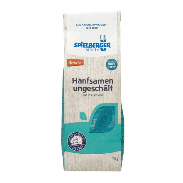 Produktfoto zu Hanfsamen,UNgeschält 200g