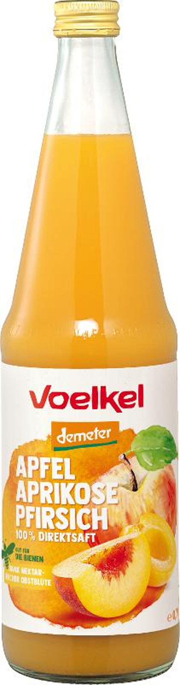 Produktfoto zu Apfel-Aprikose-Pfirsich 0,7l