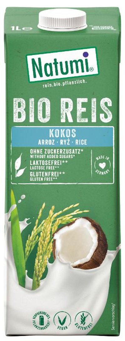 Produktfoto zu NATUMI Kokosreisdrink  1L