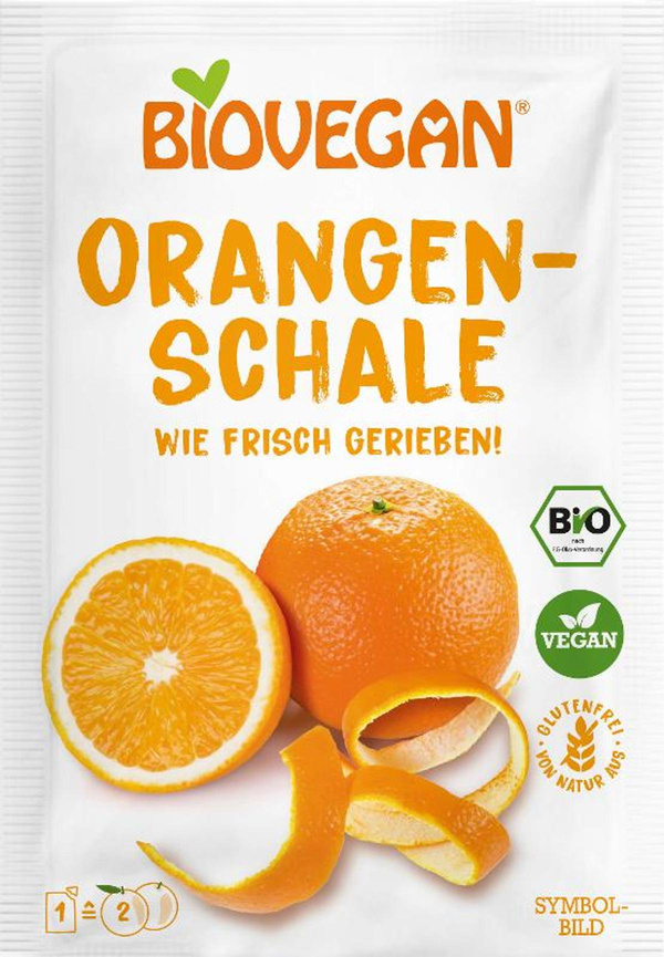 Produktfoto zu Orangenschale gerieben 9g