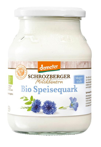 Produktfoto zu Heumilch Magerquark 0,1% 500g