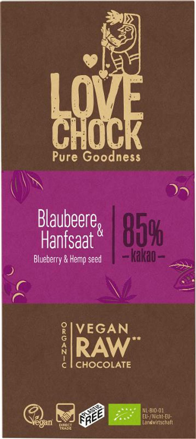 Produktfoto zu Blaubeere & Hanfsaat 70g