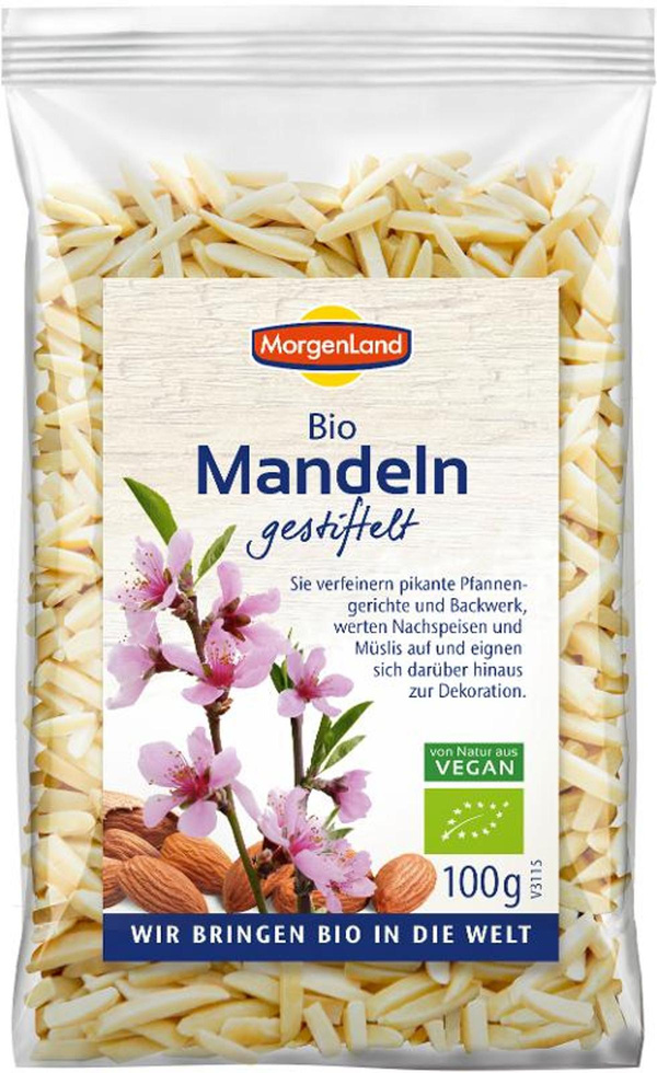 Produktfoto zu Mandeln gestiftelt,100g