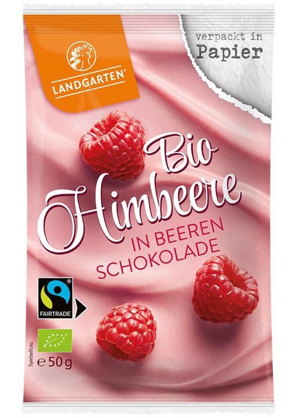 Produktfoto zu Himbeere in Schokolade 50g