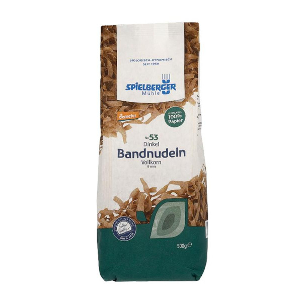 Produktfoto zu Dinkel Bandnudeln, Vollkorn