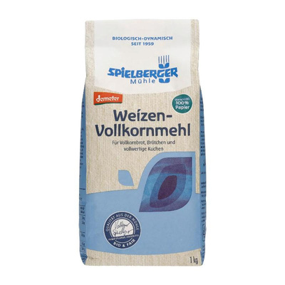 Produktfoto zu Weizen Vollkornmehl 1kg