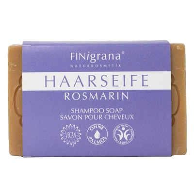 Produktfoto zu Haarseife mit Rosmarinöl 100g
