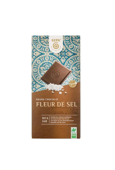 Produktfoto zu Fleur de Sel Vollmichschoko.