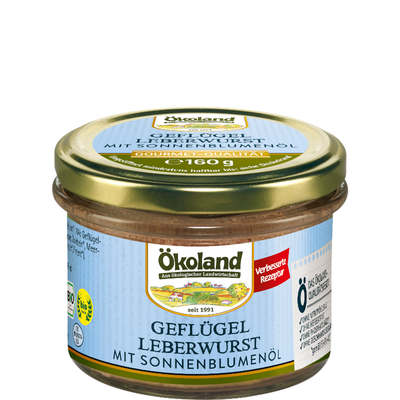 Produktfoto zu Geflügelleberwurst 160g