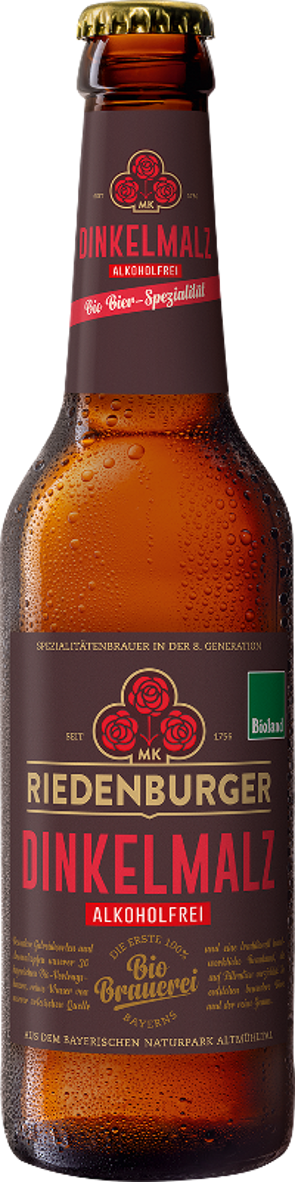 Produktfoto zu Riedenburger Dinkelmalz 0,33L