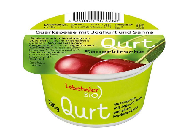 Produktfoto zu Qurt "Sauerkirsche" 200g