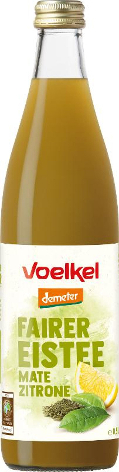 Produktfoto zu Eistee Mate & Zitrone 0,5L