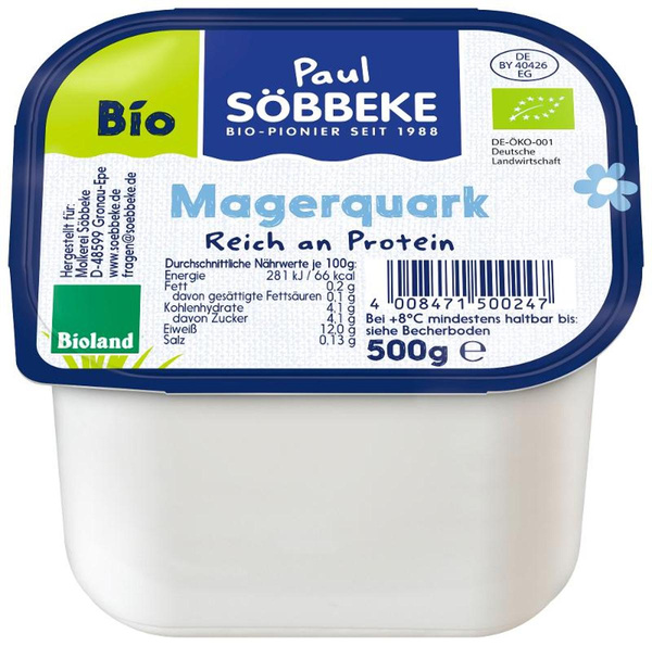 Produktfoto zu Becher Magerquark 500g