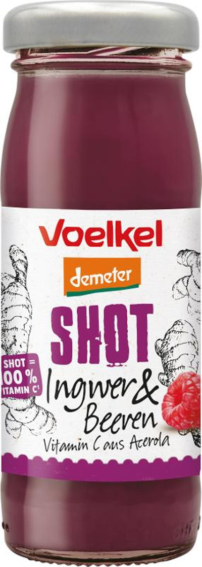 Produktfoto zu Shot "Ingwer & Beeren" 95ml