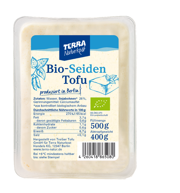 Produktfoto zu Seidentofu Terra 400g