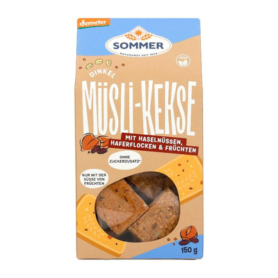 Produktfoto zu Dinkel Müsli Kekse 150g