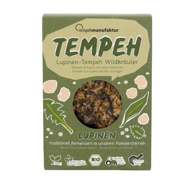 Produktfoto zu Lupinen Tempeh "Wildkräuter"