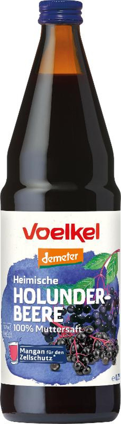 Produktfoto zu 0,75LHeimische Holunderbeere