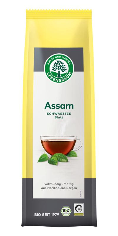 Produktfoto zu Schwarztee Assam Blatt, 100g