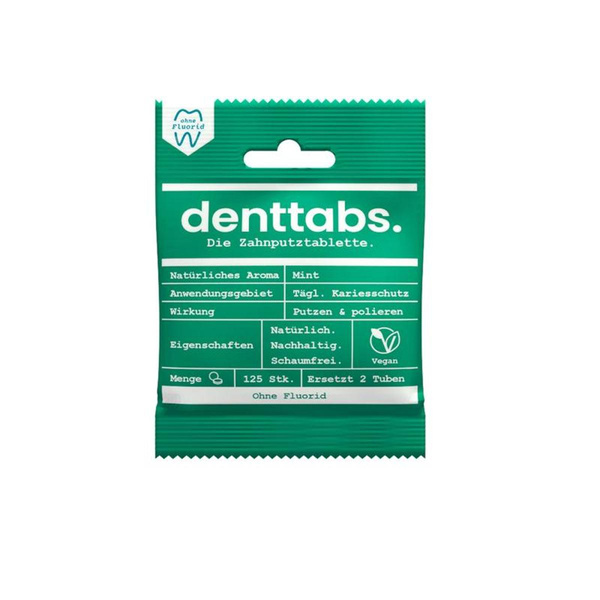 Produktfoto zu Denttabs Zahnputztabletten