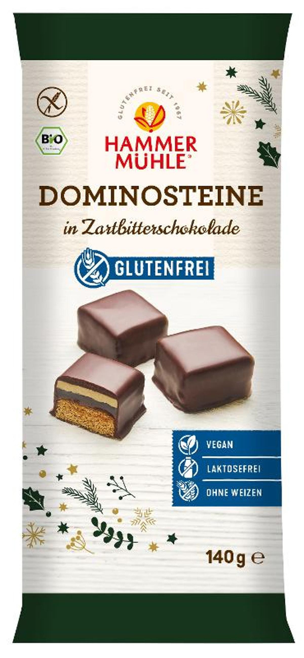 Produktfoto zu Dominosteine glutenfrei, vegan