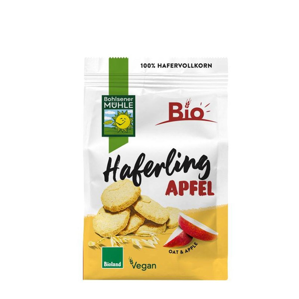 Produktfoto zu Apfel Haferlinge 125g