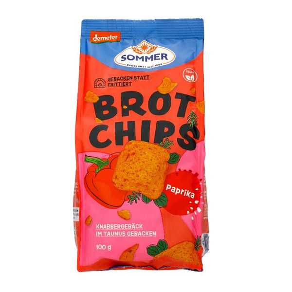 Produktfoto zu Brot Chips Paprika 100g