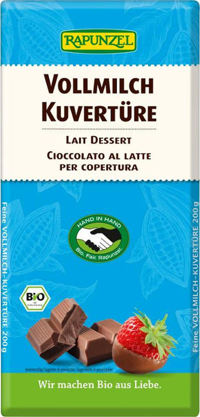 Produktfoto zu Kuvertüre (Vollmilch), 200g