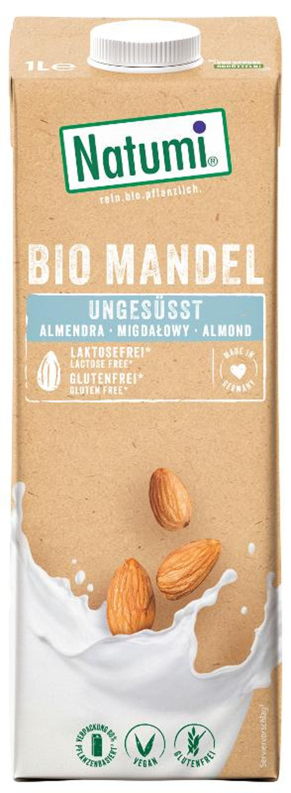 Produktfoto zu NATUMI MANDEL Drink 1Liter