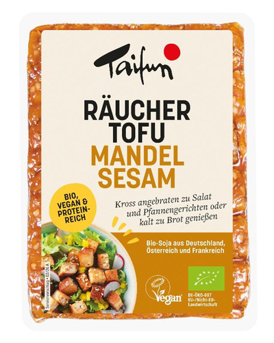 Produktfoto zu Mandel Sesam Räucher Tofu200g