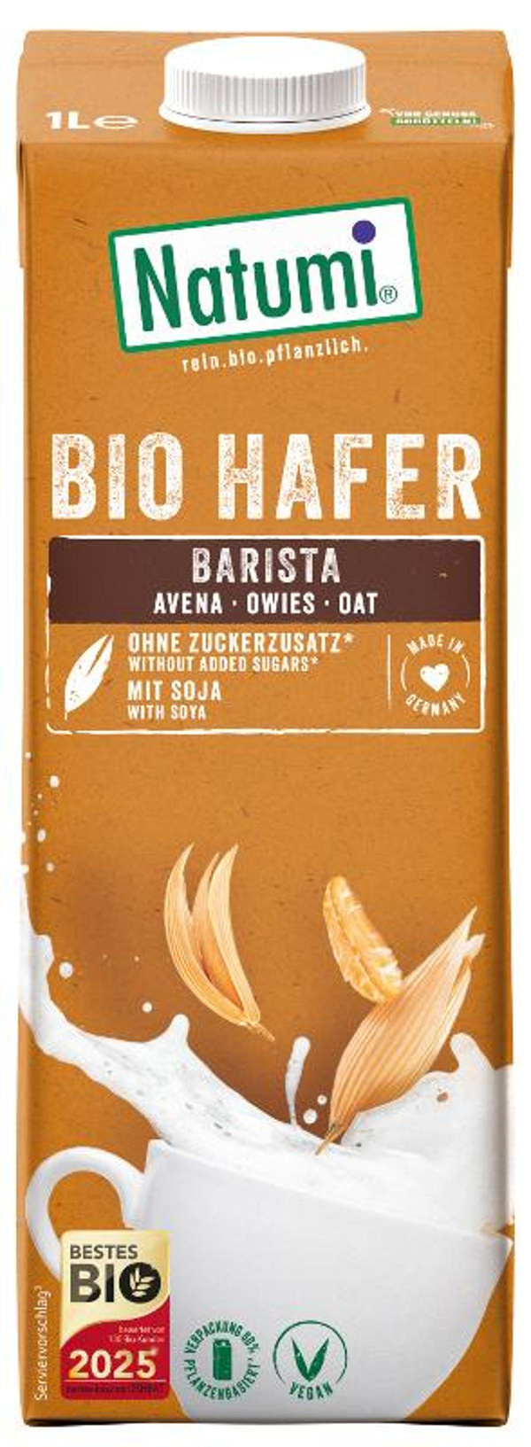 Produktfoto zu NATUMI HAFER "BARISTA" Zero