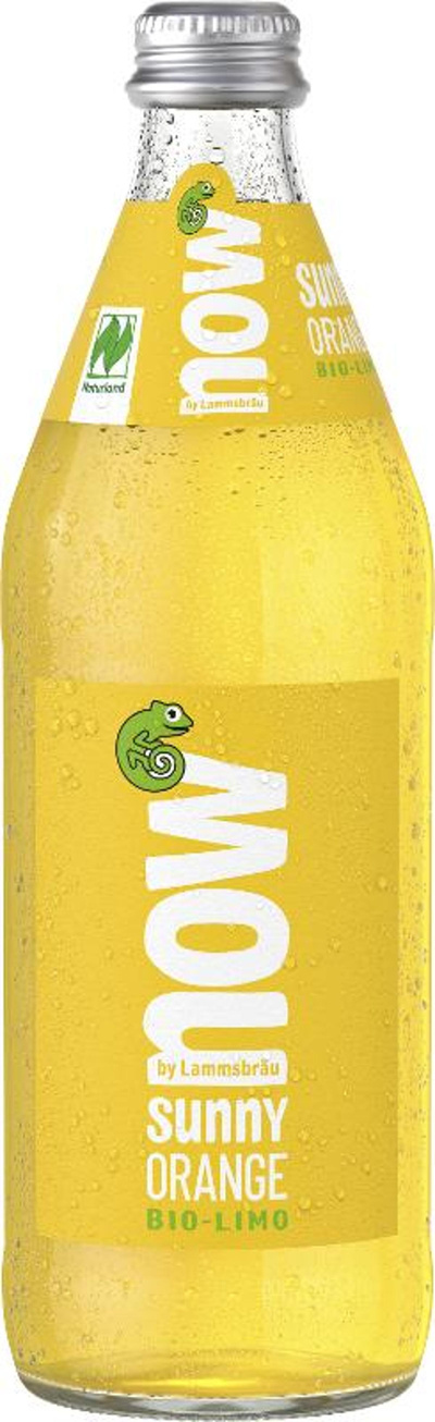 Produktfoto zu now Sunny Orange 0,5Ltr