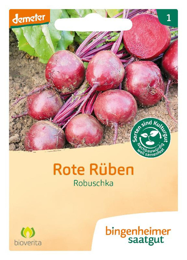 Produktfoto zu Saat: Rote Bete "Robuschka"
