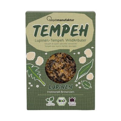 Produktfoto zu Lupinen Tempeh "Wildkräuter"