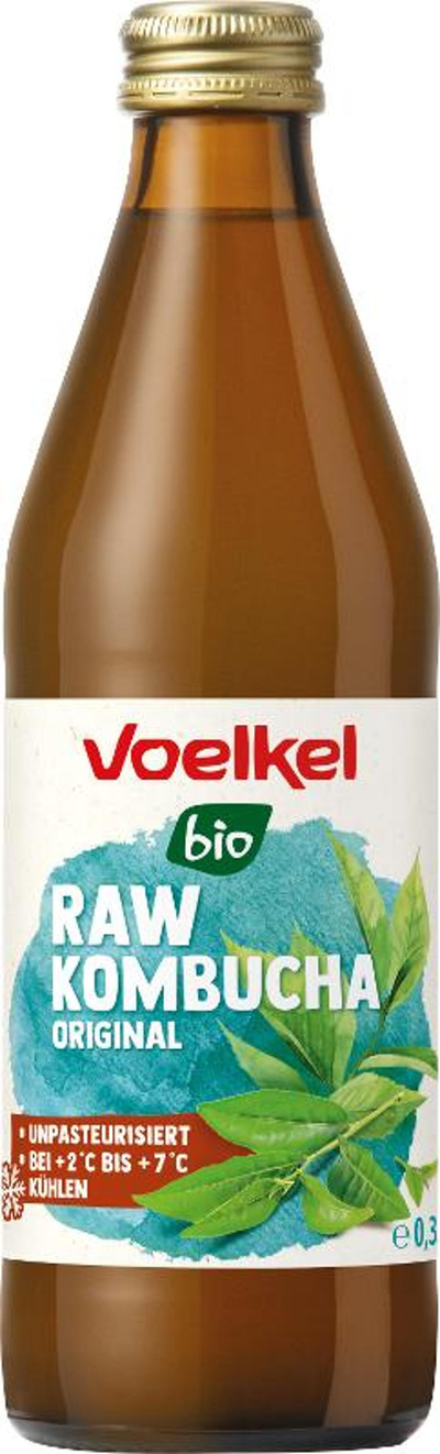 Produktfoto zu RAW Kombucha original 0,33L