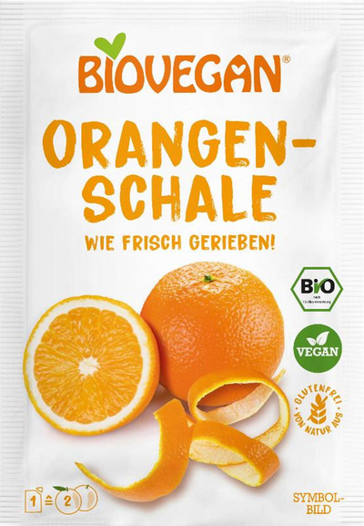 Produktfoto zu Orangenschale gerieben 9g