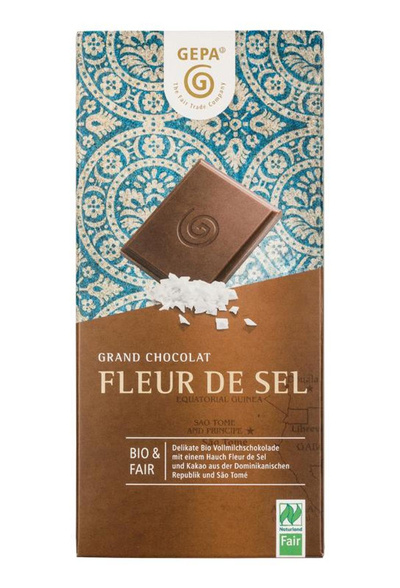 Produktfoto zu Fleur de Sel Vollmichschoko.
