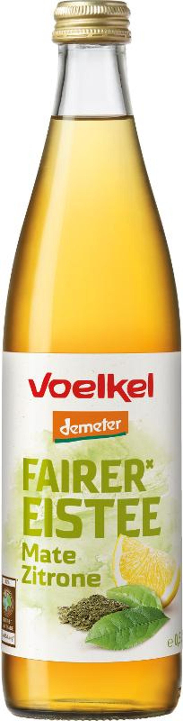 Produktfoto zu Eistee Mate & Zitrone 0,5L