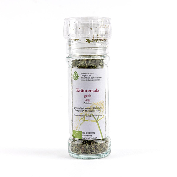 Produktfoto zu Kräutersalz,grob in der Mühle