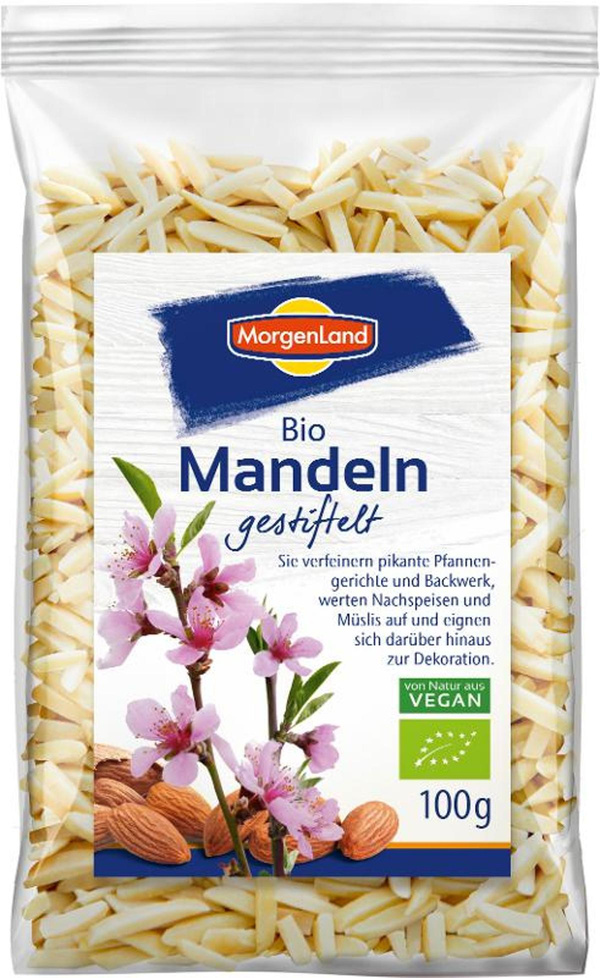Produktfoto zu Mandeln gestiftelt,100g
