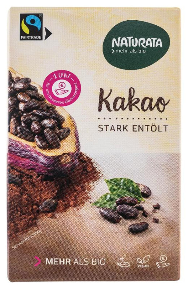 Produktfoto zu Kakao stark entölt, 125g