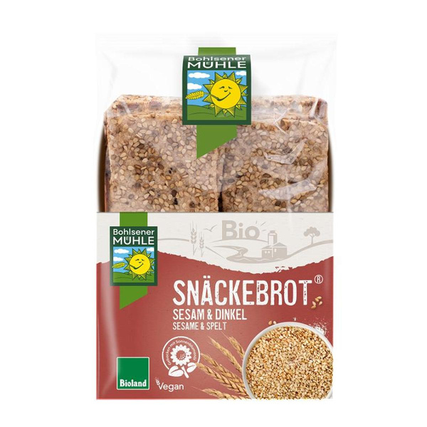 Produktfoto zu Snäckebrot "Sesam und Dinkel"