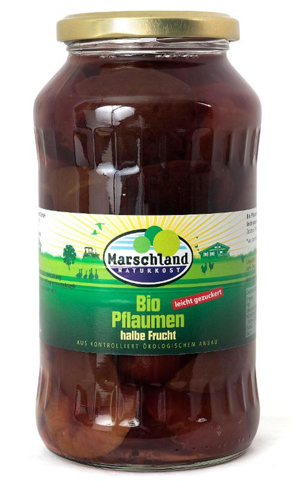 Produktfoto zu Pflaumen, halbe Frucht 720ml