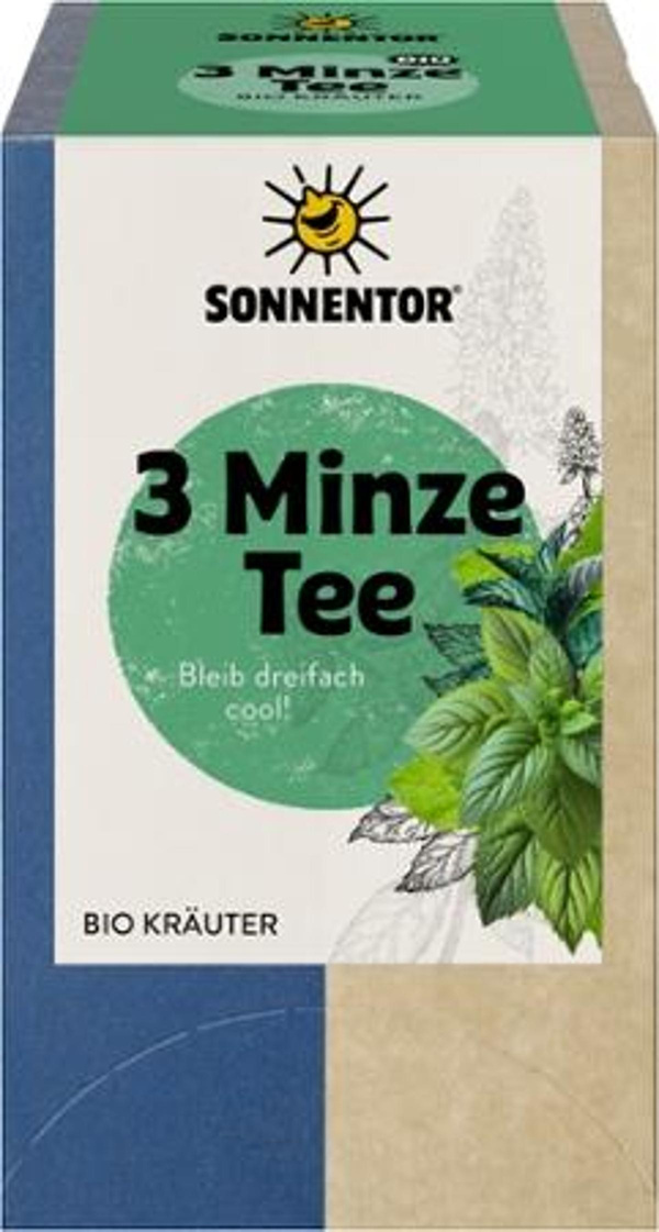 Produktfoto zu Tee "3-Minze" 18x1,2g