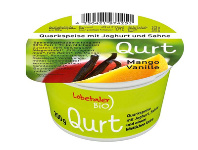 Produktfoto zu Qurt "Mango-Vanille" 200g