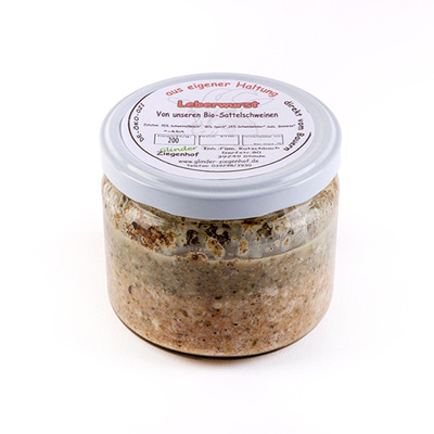 Produktfoto zu GZ Leberwurst, 200g