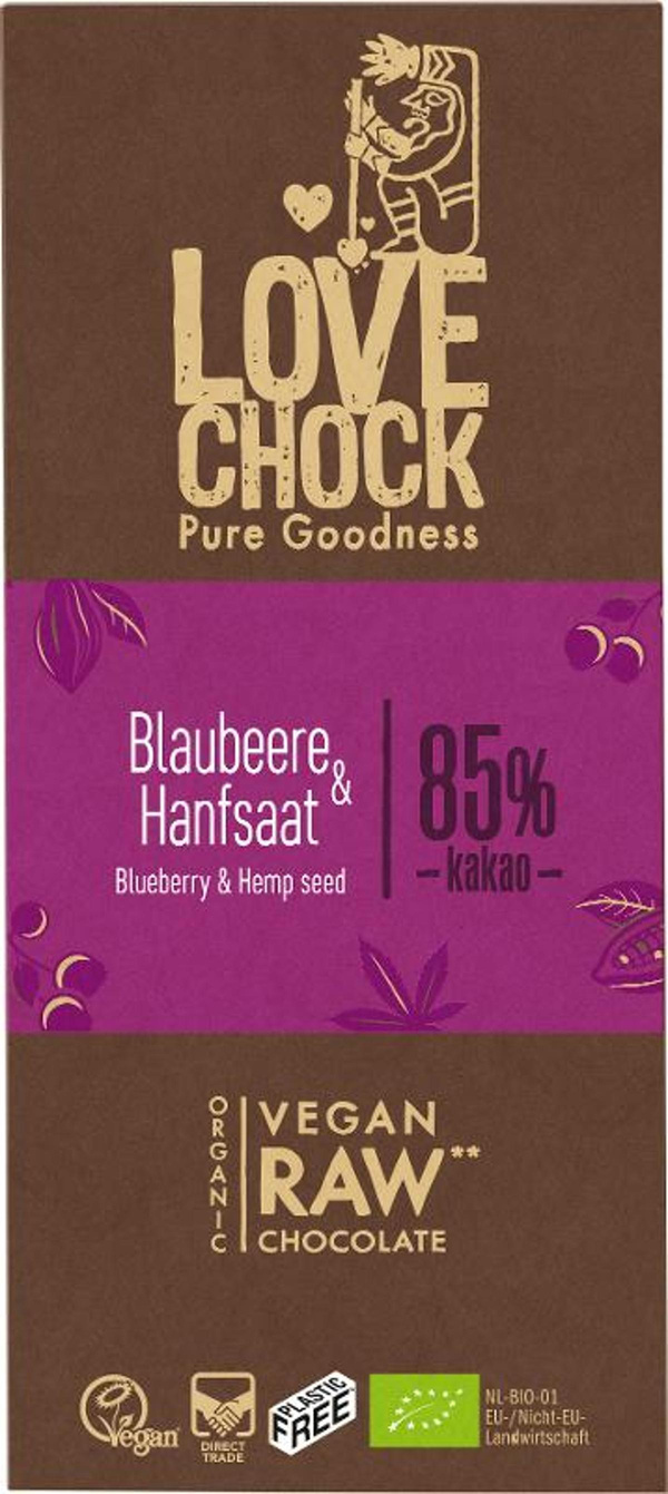 Produktfoto zu Blaubeere & Hanfsaat 70g